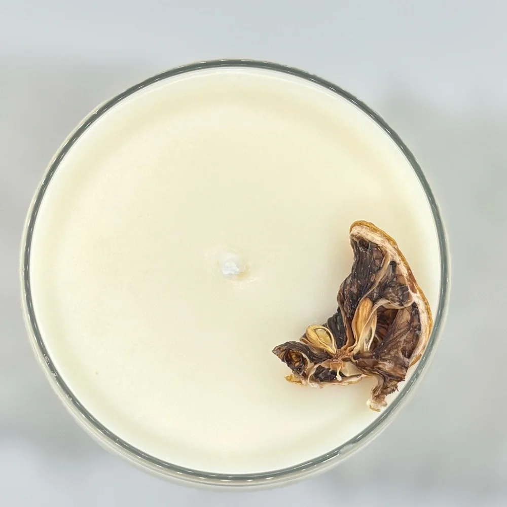 beer fragrance 24 oz candle in reusable glass